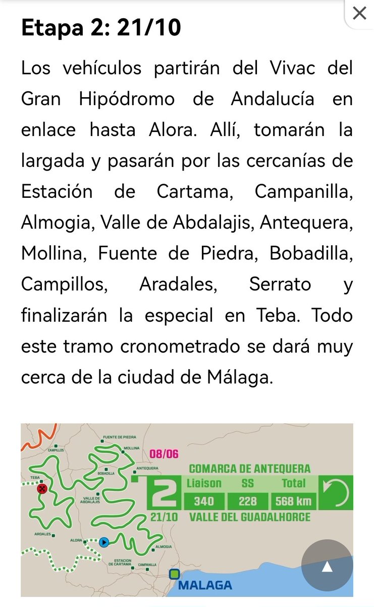 seryi_ad's tweet photo. Cuando con otros eventos si lo han anunciado..., sin embargo en otros ayuntamientos por donde discurre la etapa incluso han anunciado los mejores puntos del recorrido para que sus vecinos disfruten de ello. 2/2 @AytoAntequera #Antequera https://t.co/hTgMVD5yGV