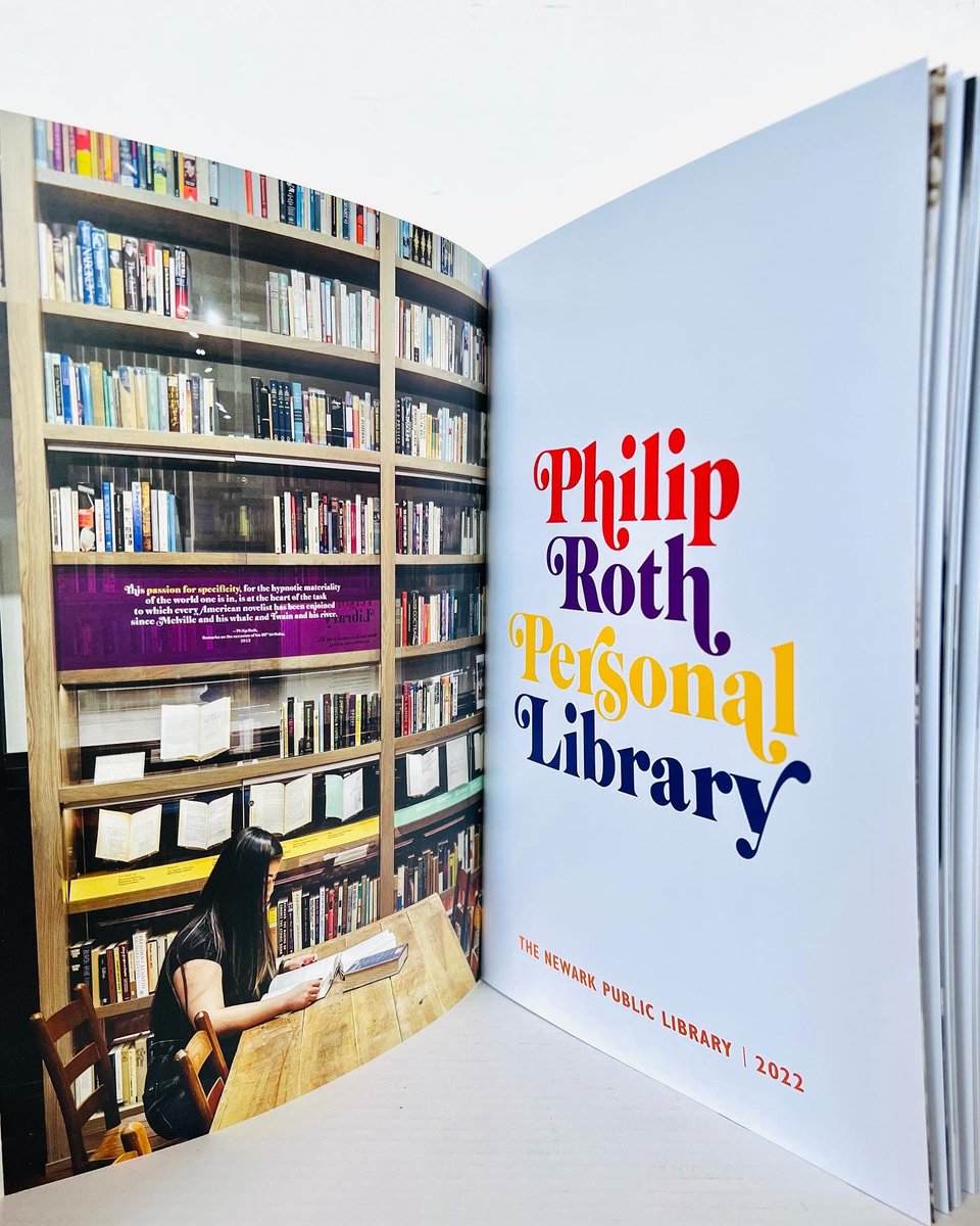PhilipRoth_NPL's tweet photo. The 72-page Philip Roth Personal Library catalogue is now available for purchase online! 🥳
Please visit https://t.co/T335Vx1oHt to purchase a catalogue. We hope you enjoy it 😊
.
.
.
#newarklibrary #philiproth #PhilipRothPersonalLibrary https://t.co/inSotnq22s