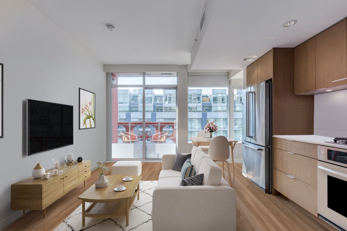 SOLD
Bright South facing 1 bedroom 1 bath suite, a private patio and flex room. Enjoy KitchenAid appliances, heated bathroom floors, and air conditioning. 
 
1 Parking
1 Storage
Priced at $665,000
515 161 E 1 Avenue Vancouver (Olypmic Village)
#olypmicvillage #vancouverrealestate