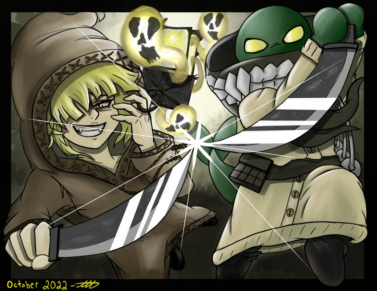 AAA32468579's tweet photo. Togaberry
----
Toga from BNHA and Tonberry from Final Fantasy crossover fanart
----
Happy Spooky Month y'all
----
#Fanart #BNHA #togahimiko #tonberry #MyHeroAcadamia #BokuNoHeroAcademia https://t.co/fXvbnn1nOb