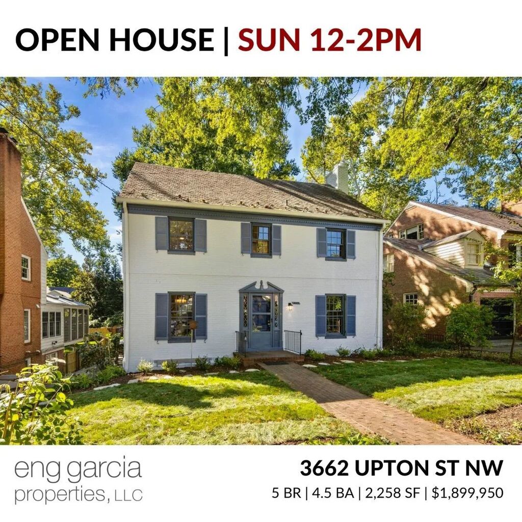 TaylorJohnsonR3's tweet image. Check out this wonderful five bedroom home with fantastic screened porch, deck, and wooded lot. This home is one of the few on the block to have a full driveway and covered parking space. Come check it out!

#openhouse #fivebedroom #enggarciaprops #kwcap… instagr.am/p/Cj88vtsOGUW/