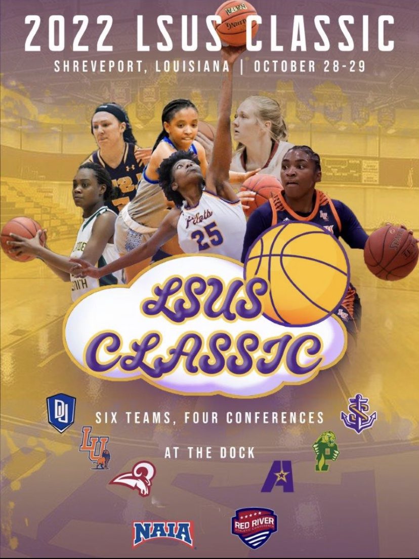 We are excited to bring back the LSUS Classic October 28th-29th! Six teams will compete here at The Dock to kick off the 2022-23 season! <a href="/LangstonHoops/">Daddy Caleb Williams</a> @LSUAWBB <a href="/GeauxDU/">Dillard Athletics</a> <a href="/MobileWBB/">University of Mobile WBB</a> @PSC_WBBALL