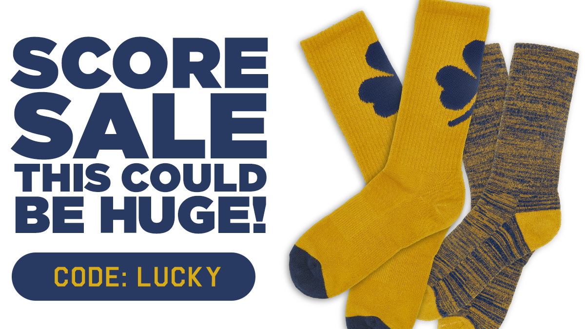 .@DeadSoxy's at it again with another deal for the @insideNDsports community. The Score Sale will match #NotreDame's point total against UNLV with a percentage off its socks. Just in case you needed another reason to root for points on Saturday. (1/3) deadsoxy.com/?utm_source=In…