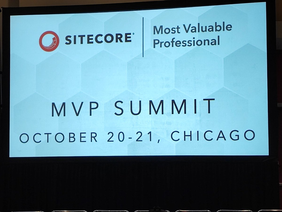 MVP summit has already been started 🥰 #SitecoreMVP #SitecoreSYM together with @lovesitecore