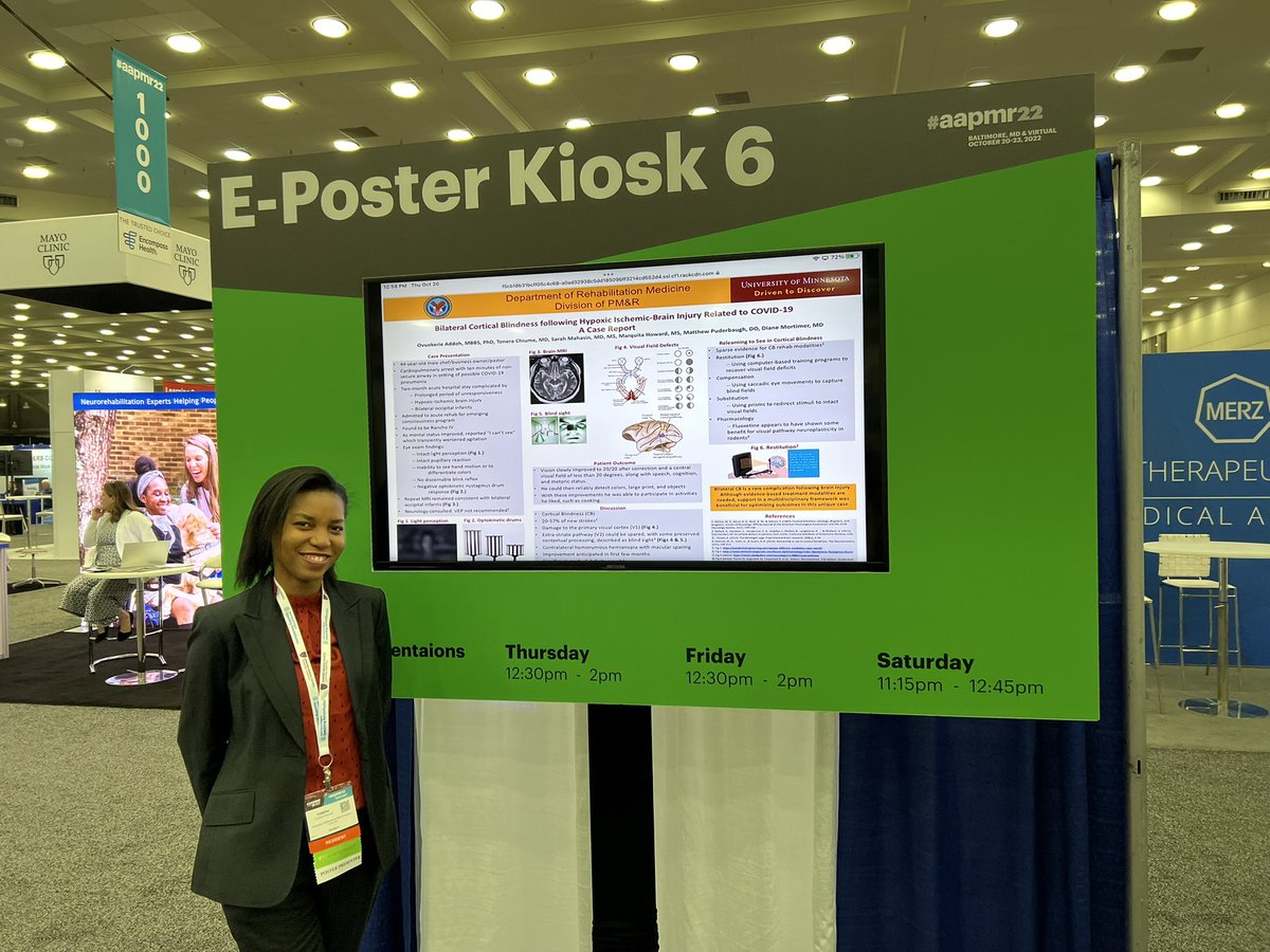 ChiumeTonera's tweet photo. What a start to AAPM&amp;R 2022!! Check out @GopherPMR Poster Presentation on the platform. https://t.co/v89VIqWtgV
