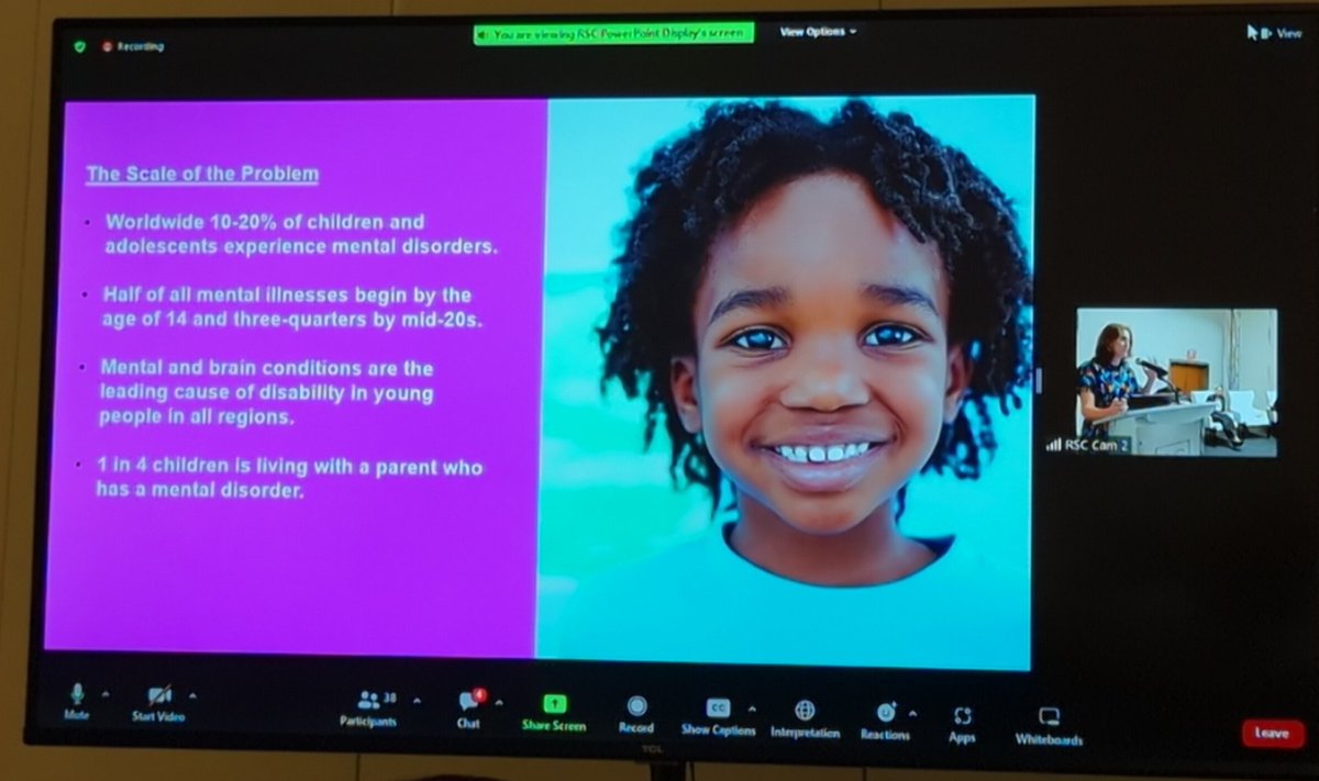 shannbowden's tweet photo. According to @UNICEF State of the World's Children 2021 - 10-20% of children and adolescents experience mental health disorders, as early as age 14.

@UNICEFJamaica @youthadvocateja https://t.co/Ve4C7lnqxS
