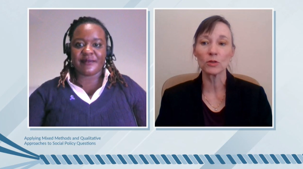 OPRE_ACF's tweet photo. Happening now: #OPREmethods meeting participants are asking questions in an interactive question and answer session with Dr. Nancy Leech. https://t.co/G5iY69hcUA