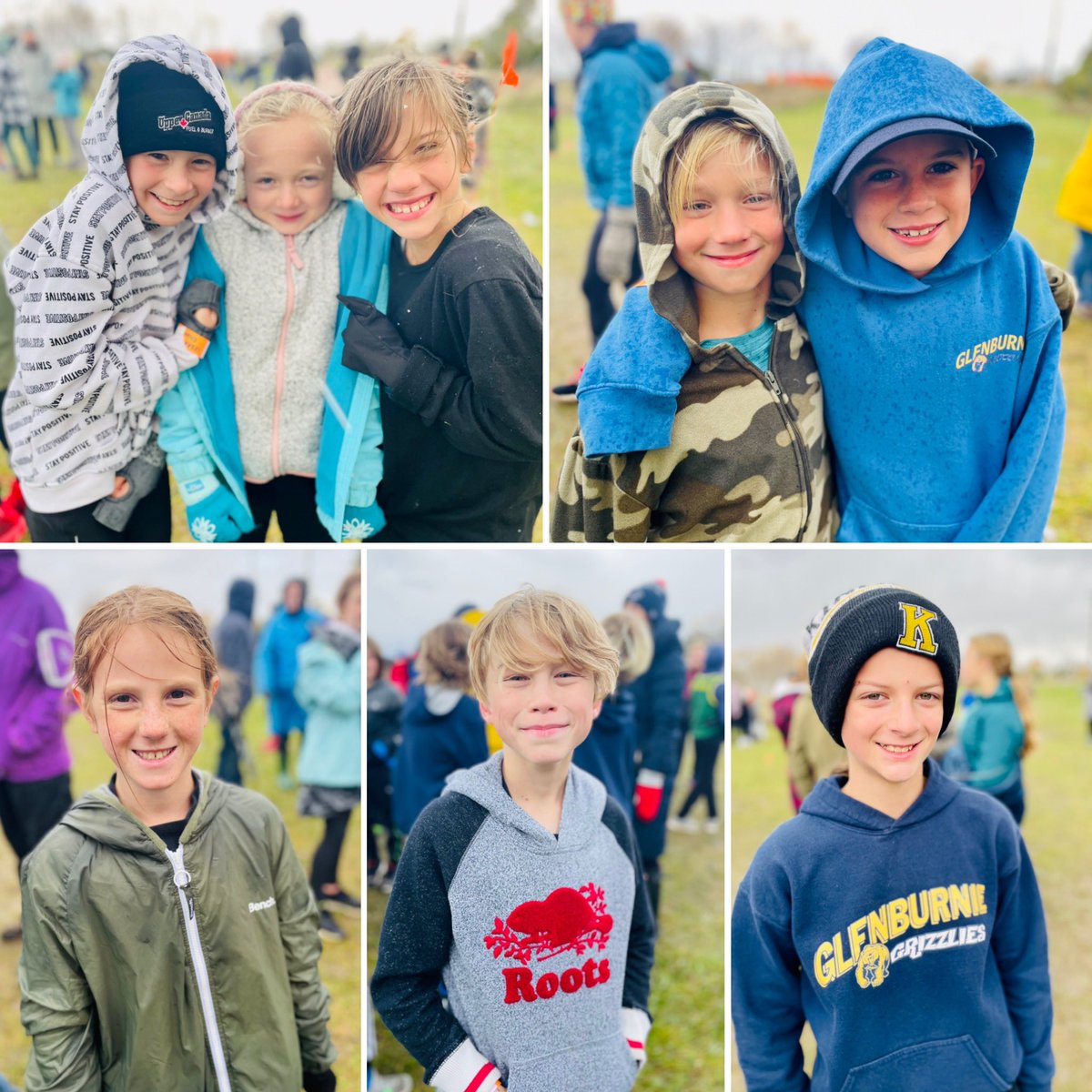 MaggsA22's tweet photo. The weather was nasty but the runners from @Glenburnie_ldsb didn’t let it bother them during todays District Cross-country meet!!! Way to go Grizzlies!!!! Thanks again for a wonderful event @LESAA_LDSB 🏃🏻🏃🏽‍♀️🌧🐻❤️ https://t.co/HUhx972JOJ