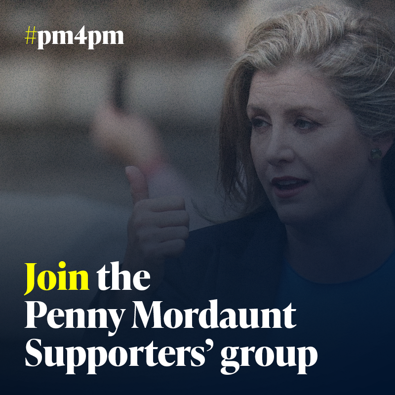 Hundreds of people have already joined the Penny Mordaunt Supporters' WhatsApp group 👇 chat.whatsapp.com/JTeTvo8RArA19F… #pm4pm