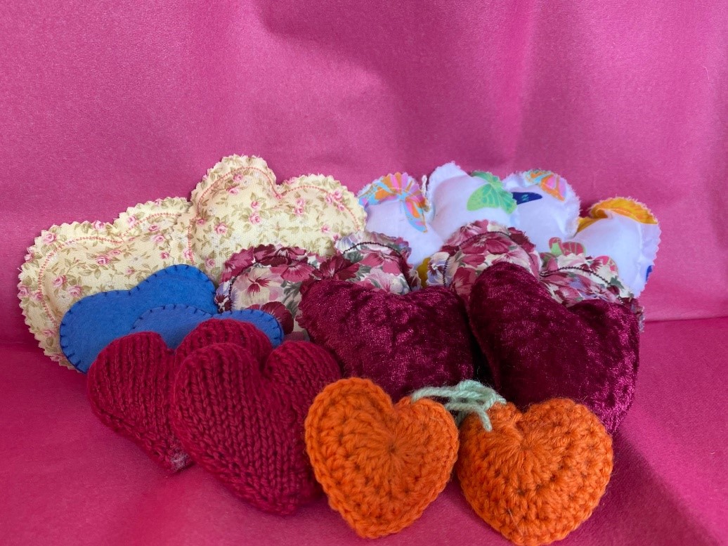 Our Patient Experience Team are in need of some more matching hearts. The hearts will be presented in pairs – one to the patient, and the other to the patient’s family.

Please send to:
Patient Experience Team
Grantham &amp; District Hospital
101 Manthorpe Road 
Grantham 
NG31 8DG