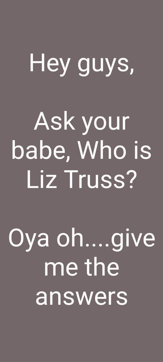 AffluentDidy's tweet photo. It's a serious something...

#LiztrussResign #EndSARSMemorial2 https://t.co/ZsYrtijD91
