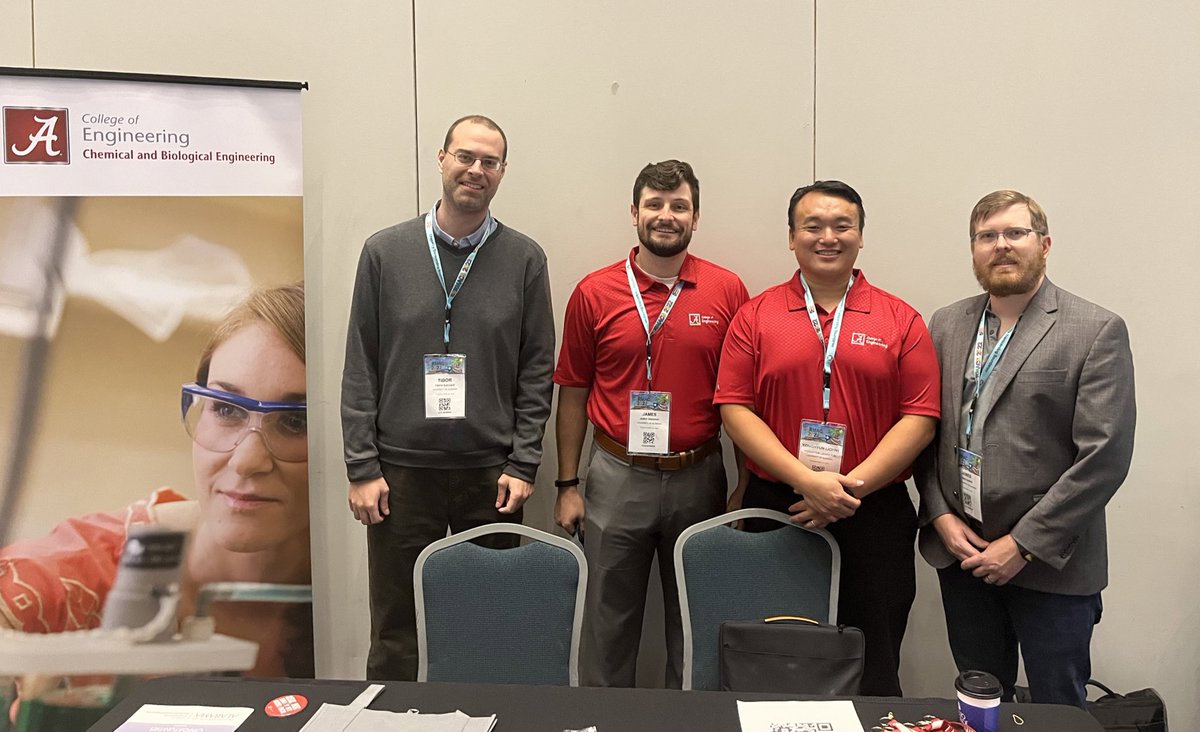 James W. Harris (@jwharriscatal) on Twitter photo <a href="/UAChBE/">U. of Alabama Chemical & Biological Eng.</a> faculty enjoying the <a href="/sermacs2022pr/">SERMACS2022</a> graduate recruiting expo ! <a href="/UAChBE/">U. of Alabama Chemical & Biological Eng.</a> faculty enjoying the <a href="/sermacs2022pr/">SERMACS2022</a> graduate recruiting expo !