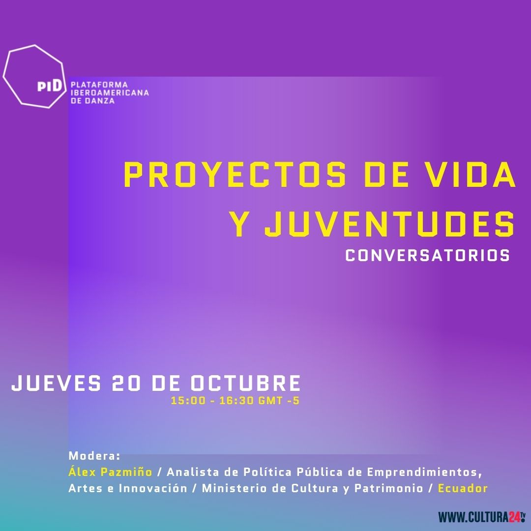En minutos comienza la transmisión del primer conversatorio del ciclo Danza y transformación social.

Junto a tres proyectos iberoamericanos hablaremos de 𝐏𝐫𝐨𝐲𝐞𝐜𝐭𝐨𝐬 𝐝𝐞 𝐯𝐢𝐝𝐚 𝐲 𝐣𝐮𝐯𝐞𝐧𝐭𝐮𝐝𝐞𝐬.

Transmisión en: youtu.be/h3AzVzx54f4