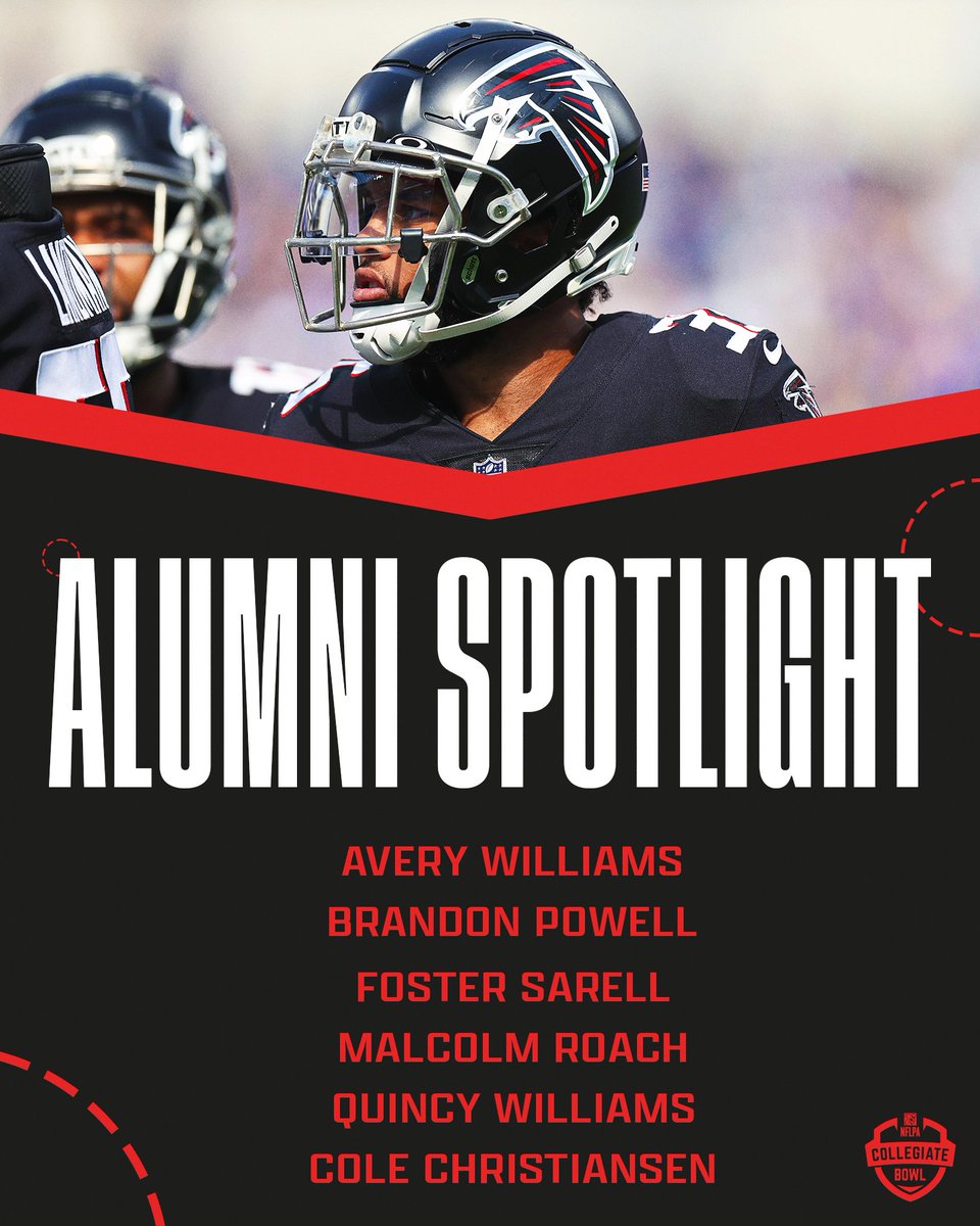 Quincy Williams and his 14 tackles leads our Week 6 #NFLPABowl Alumni Spotlight 💪 @big_ave21 / @AtlantaFalcons @_powellbp4 / @RamsNFL @thebigfozbear / @chargers Malcolm Roach / @Saints @quincywilliams_ / @nyjets Cole Christiansen / @Chiefs Read more ➡️ bit.ly/3SgMfeD