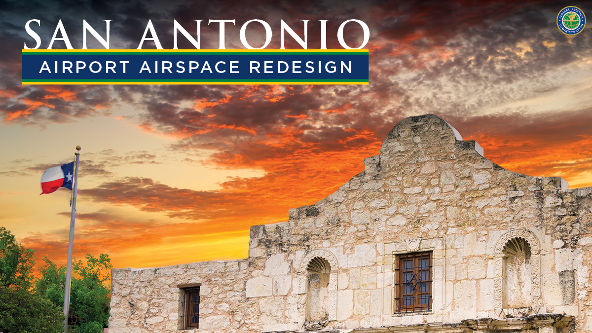 San Antonio, Texas, residents can register now! We're hosting virtual public meetings with live Q&As at 6 PM CT on Nov 2-3 to discuss proposed changes to the airspace around @SATairport that aim to improve safety, efficiency & reduce CO2 emissions. bit.ly/3yF5EQd