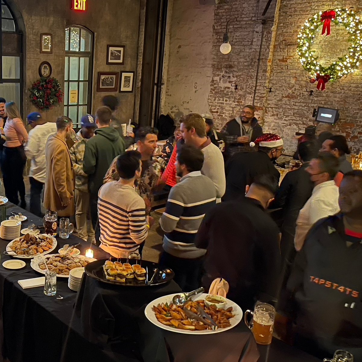 Need a venue or want to book a company holiday party? Make sure to stop by at #houstonhallnyc located in west village or go to our website (link in bio) and talk to us today!😄🔥🍻