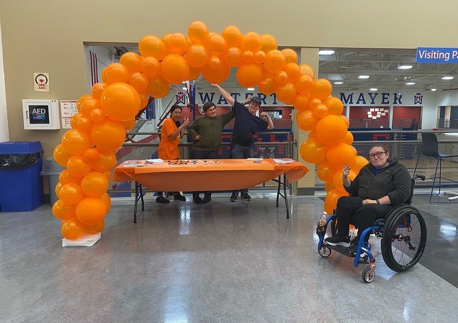 Unity day was a success! 🧡 thanks to everyone who bought a cupcake and signed our banner!! #liveunified #UnityEveryDay
