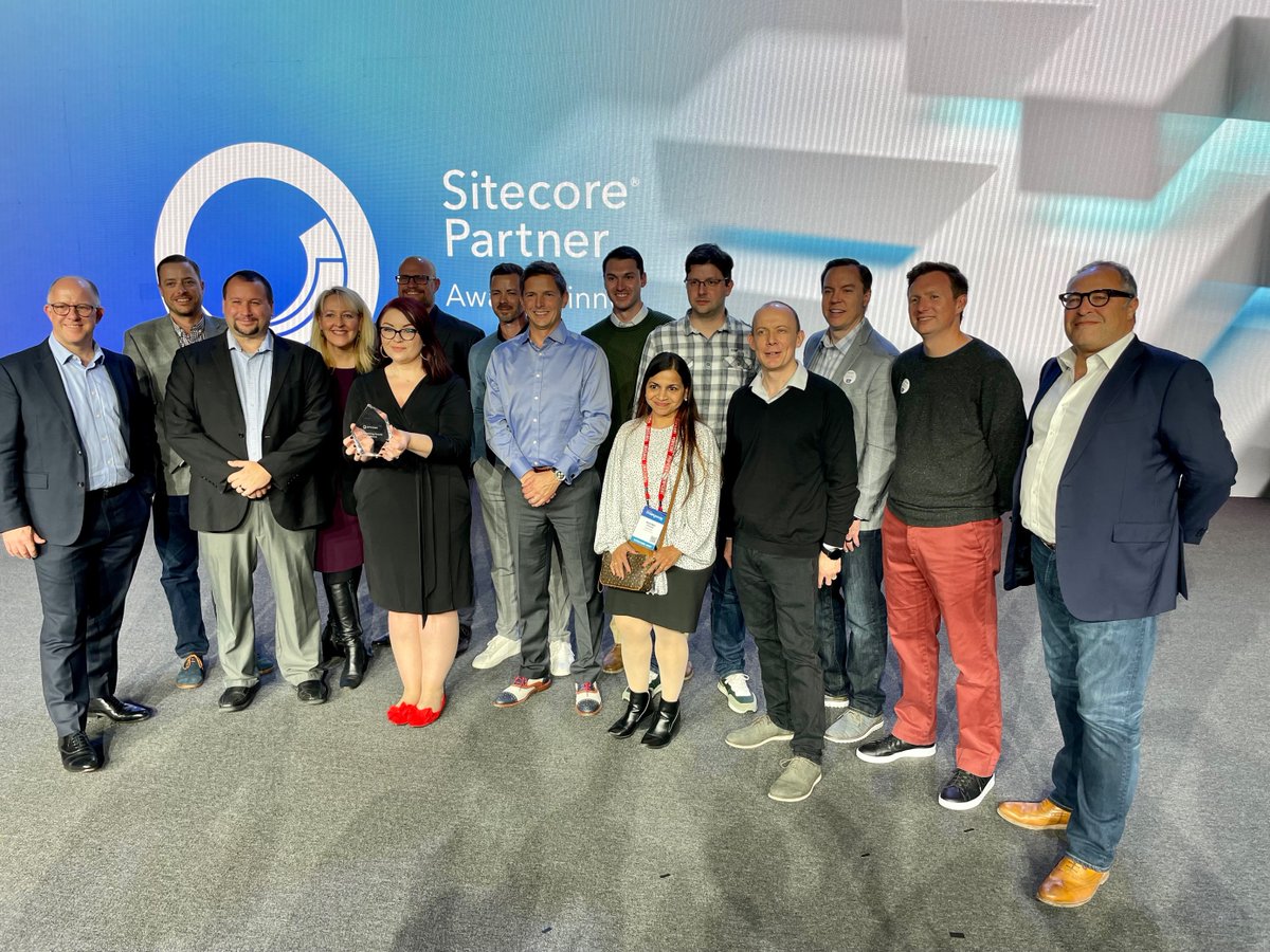 #SitecoreSYM 2022 did not disappoint! We received our Partner Award for Sales Excellence and loved the opportunities to learn and present throughout the event. We’re already ready for next year!