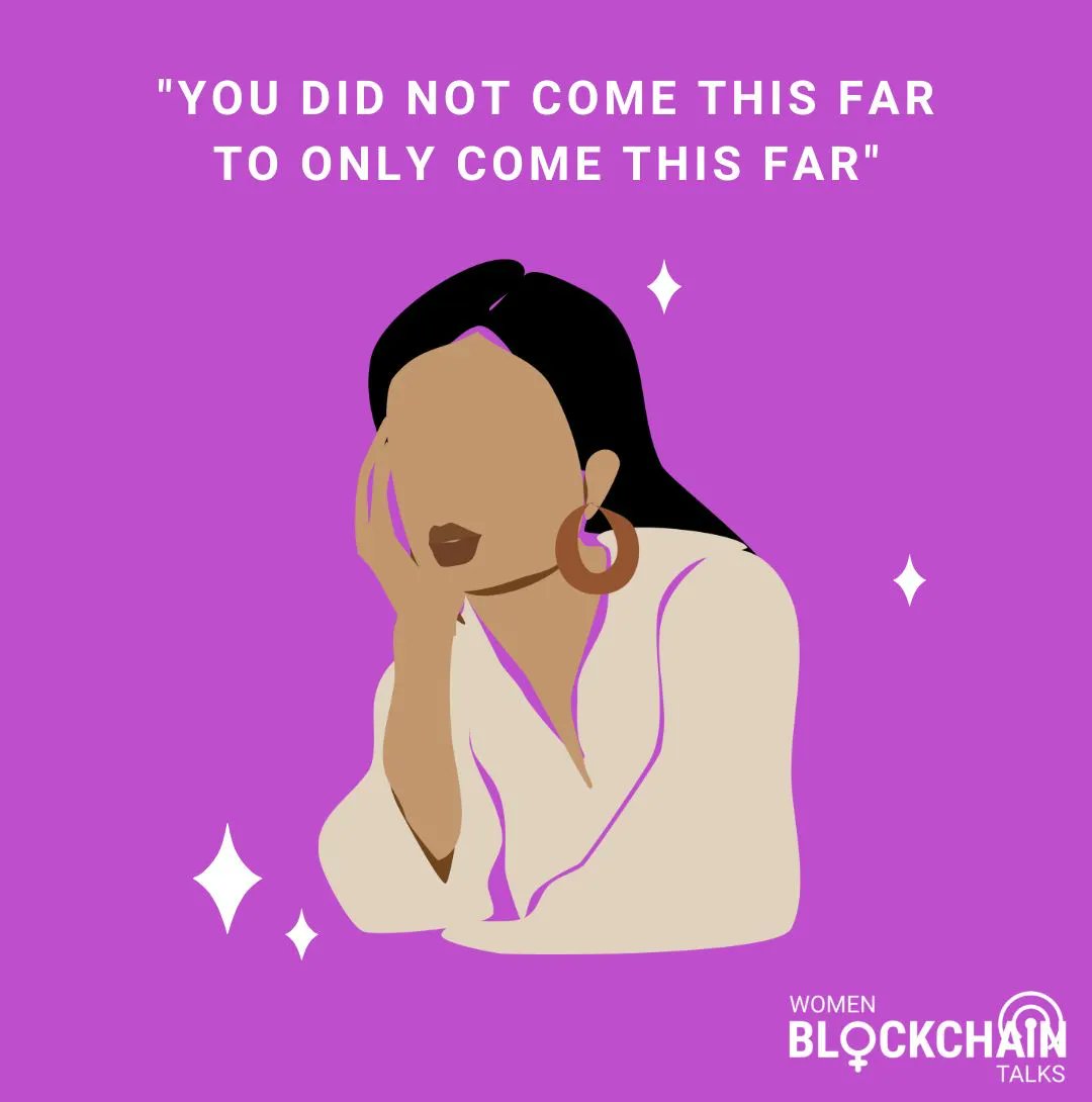 Remember that you did not come this far to only come this far.

Let that sink in, whenever you want to quit.  

#womenempowerment #inspirationalquote #dailymotivation #motivationalquote