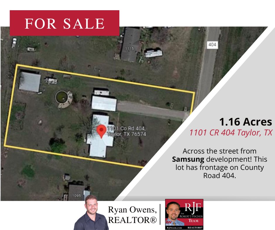 RJFischerTeam's tweet photo. Have you heard about our commercial listings?

-https://t.co/Yj4kdEs3Wf
-https://t.co/MGkThoSlLg

#TaylorListings #Investment #CommercialListing #CommercialRealEstate #Broker #AustinTx #TaylorTx #Development #RoundRockRealtor #RJFTeam #RealEstateWithAServantsHeart #MovingToAustin https://t.co/oV8Nx8ayi0