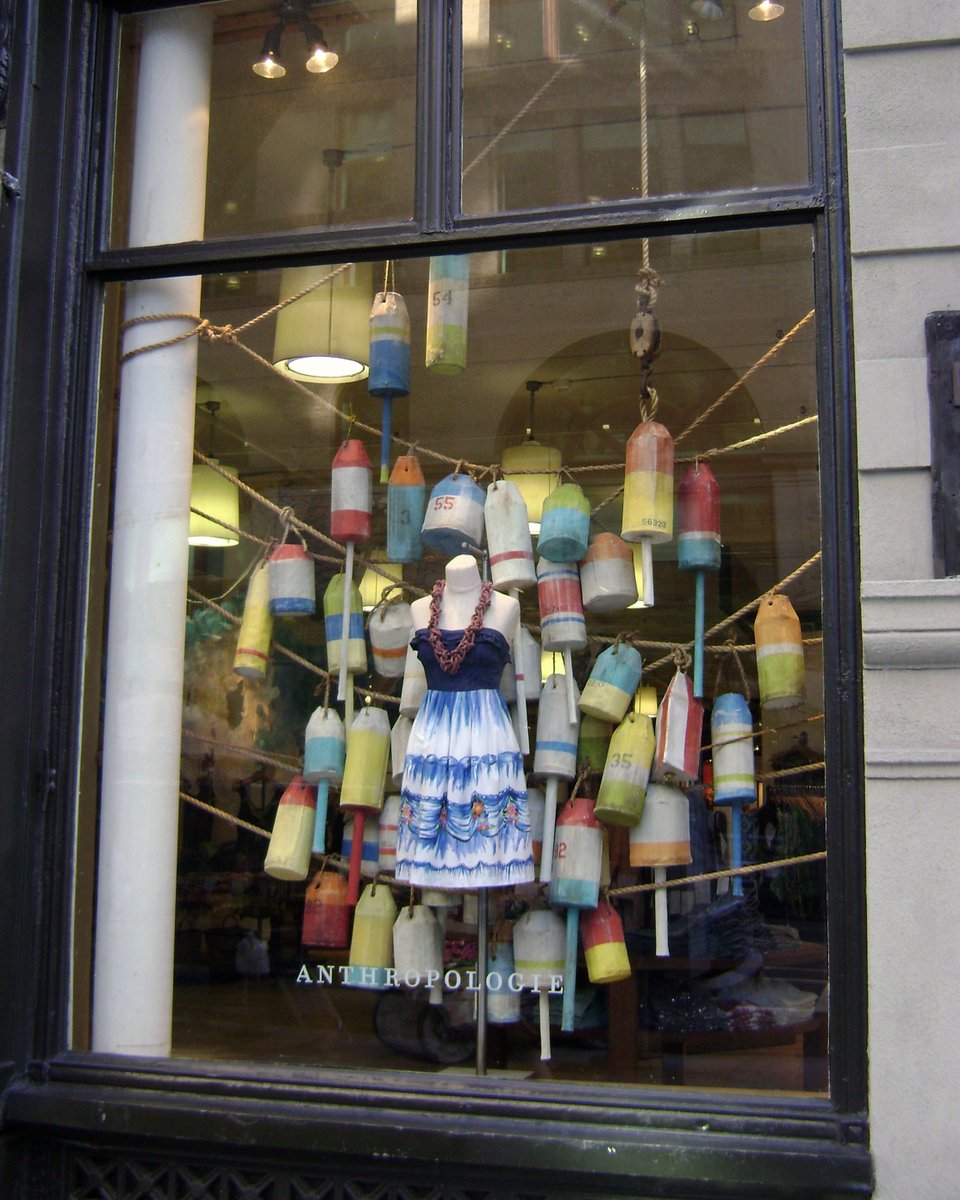 Anthropologie's tweet photo. It's #ThrowbackThursday again, and you know what that means... We're taking a walk down memory lane to showcase a few of our favorite #AnthroWindows from the years 2002-2012. Who remembers these? Bonus points if you can guess the store! 😉 https://t.co/ZMC7czjVIB