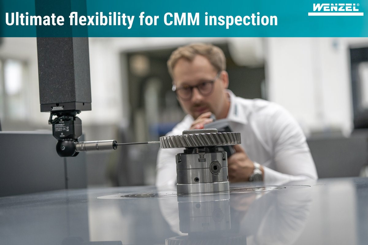 WenzelAmerica's tweet photo. Ultimate Flexibility for #CMM inspection with the #LHRT
Equipped with an integrated rotary table, rotationally symmetrical parts and prismatic parts can be measured quickly and precisely. https://t.co/DeX2io0U2F #metrology #gearanalyzer #gearup https://t.co/vQNcXknNAr