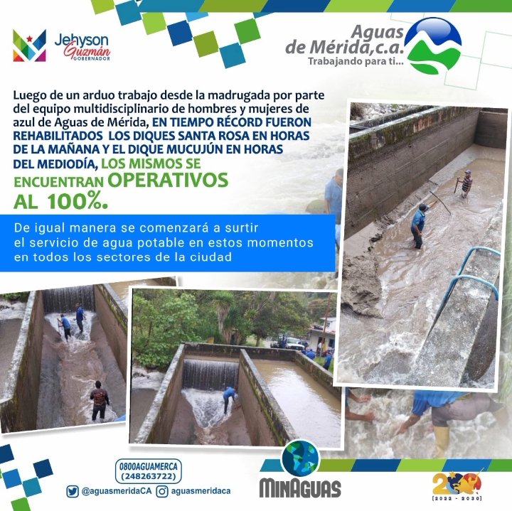 Aguas de Mérida, C.A (@aguasmeridaca) on Twitter photo 