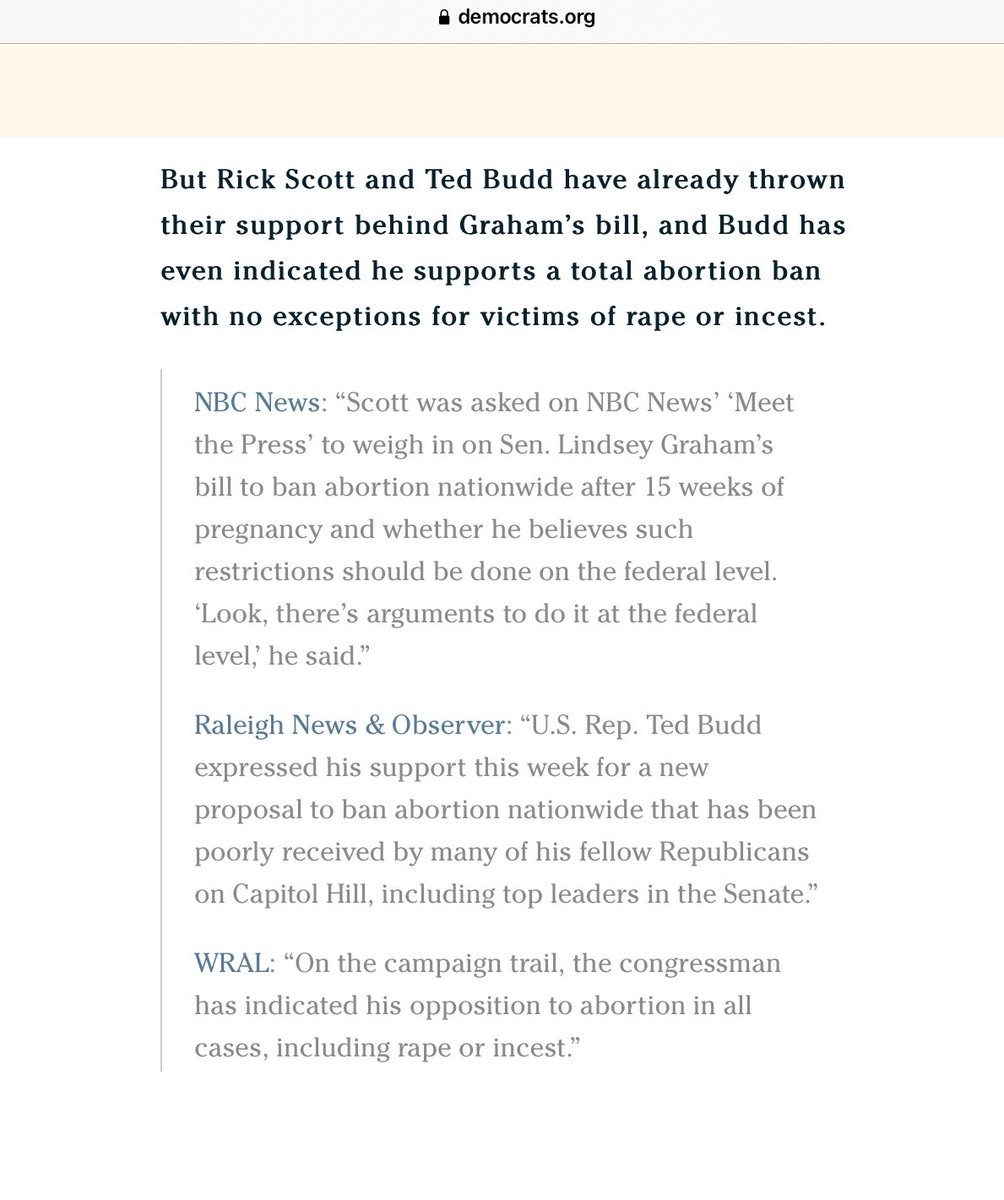 axidentaliberal's tweet photo. North Carolinians should elect @CheriBeasleyNC because she will protect their Social Security benefits and the right to choose

Whereas Ted Budd will try to take it all away https://t.co/4WOJte4FaE