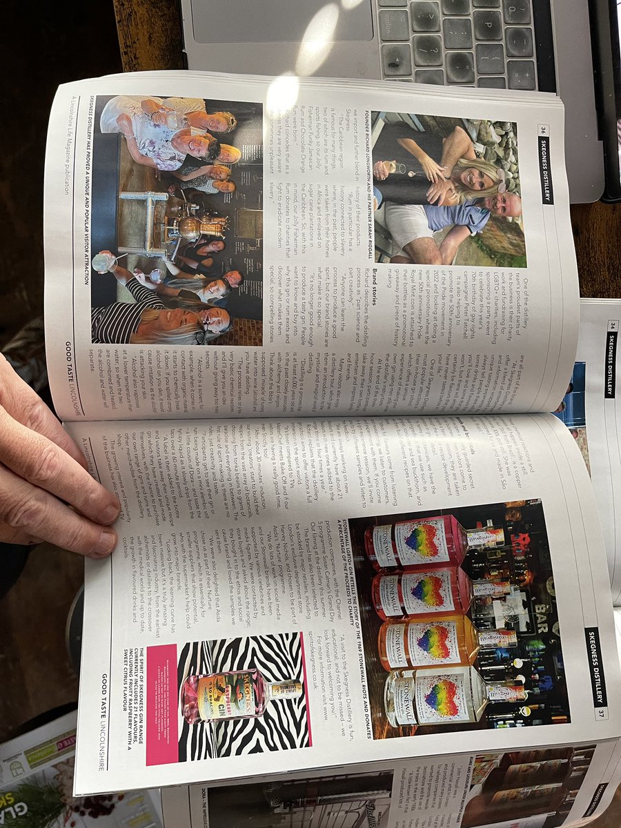 Great article in the Good Taste magazine all about #SkegnessDistillery