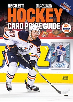 Cloutsnchara's tweet photo. New Beckett Price Guides are Now In Stock! https://t.co/bVl19ugHuA @beckettcollect @UniversalDst #PriceGuides #Hockey #NHL #SportsCards #TradingCards https://t.co/x9mTFwQMmU