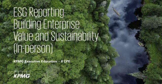 TriciaMaz's tweet photo. Join us in-person (Las Vegas), November 30, for ESG Reporting: Building Enterprise Value and Sustainability, a course covering materiality, ESG data management, sustainable supply chains and climate risk. Estimated CPE: 8. https://t.co/EC83YupjV1 https://t.co/SZKUo3zgXi