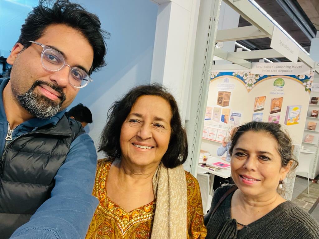 ameenasaiyid's tweet photo. Nadia and I enjoying a productive and fun trip to the Frankfurt Book Fair 2022. https://t.co/gWbjNy6iCk