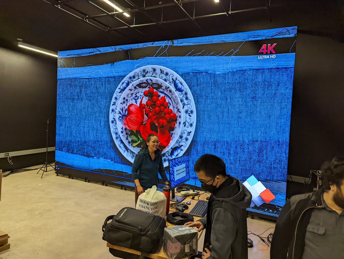 The AR Wall is installed in Sverdrup, and faculty had a chance to train on it today! <a href="/Webster_SOC/">Webster University School of Communications</a>