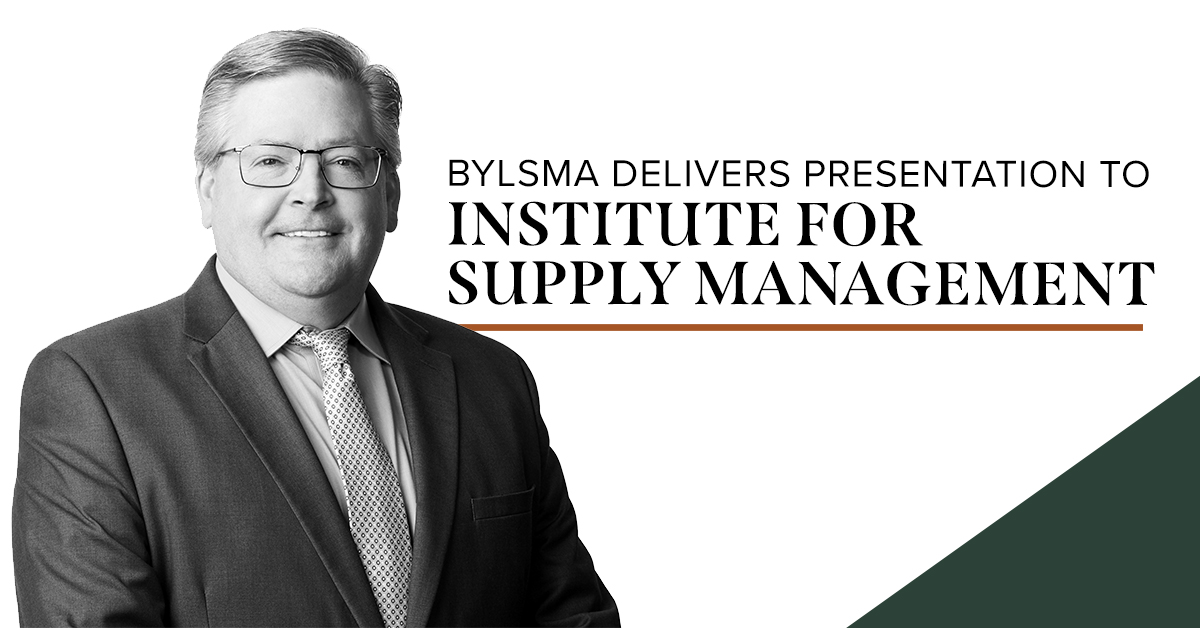 Varnum LLP on Twitter "Varnum partner Jon Bylsma provided insight on