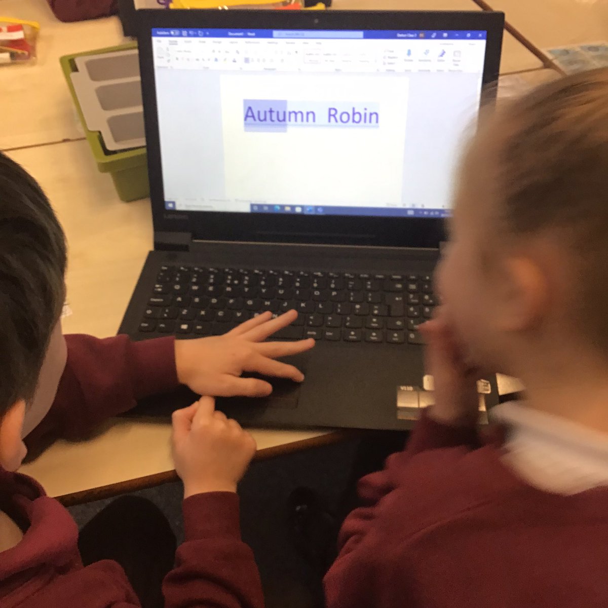 JHHLTA_DPS's tweet photo. Well after a few stressful Thursday afternoon all of @Class3DP have finally managed to log on independently. We are also able to open Word, change the size and colour of our font and some of us have been able to print 👏 👏 @DartonPrimary #DPS_computing #superstars https://t.co/zmYr9eYWLM