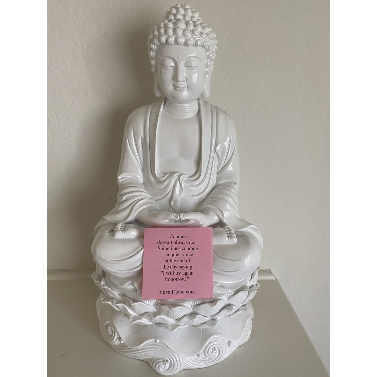 YuvalDavid's tweet photo. Courage is a disposition that many people find difficult to recognize in themselves. Remember that courage doesn't always roar...

#YuvalDavid #Actor #Filmmaker #Director #Producer #Host #Advocate #Buddha #WonderfullyMade #PostIt #PostItQuotes #Courage #Perseverance #Motivation https://t.co/xPj5gQpHEE