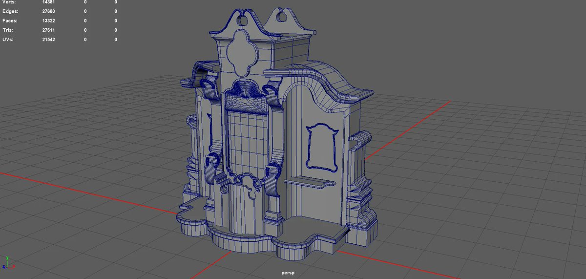 AM_Bireley's tweet photo. Recent WIP based off the Confessional in the Ettal Abbey of Germany! For this project I'm focusing securely on detailed modeling and sculpting with a strong sense of basic textures ( possibly trims)
#3dart
#3dprop
#animation #environmentart #gameart #3dmodelling #3Dsculpting https://t.co/AL8Yel2bkw