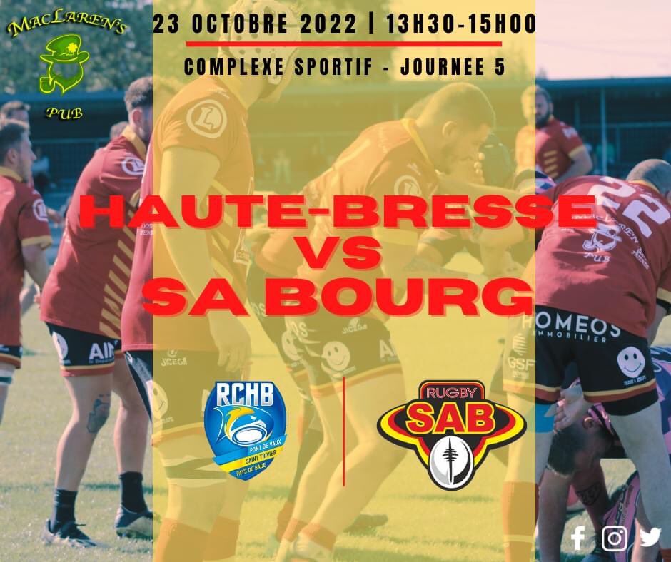 Prochain match dimanche pour les #sangetor à Pont de Vaux !