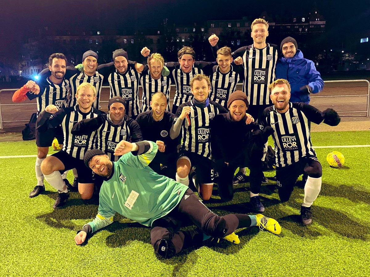 VINST ikväll efter väl avvägd uppvisning mot Real Maskin. 9-0 (4-0) och inte mycket att klaga på. Obligatorisk lagbild!