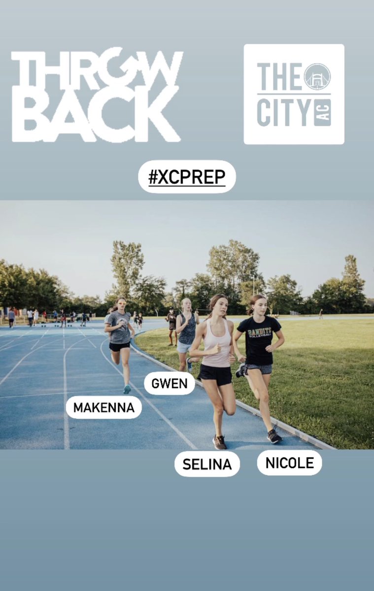 Check out #XCPREP with some of our @BorderCity_AC #Wecessa #XC Stars ✨✨✨ ✨ !!!! Makenna Gwen Selina Nicole #ThrowbackThurday #XC4theBorder