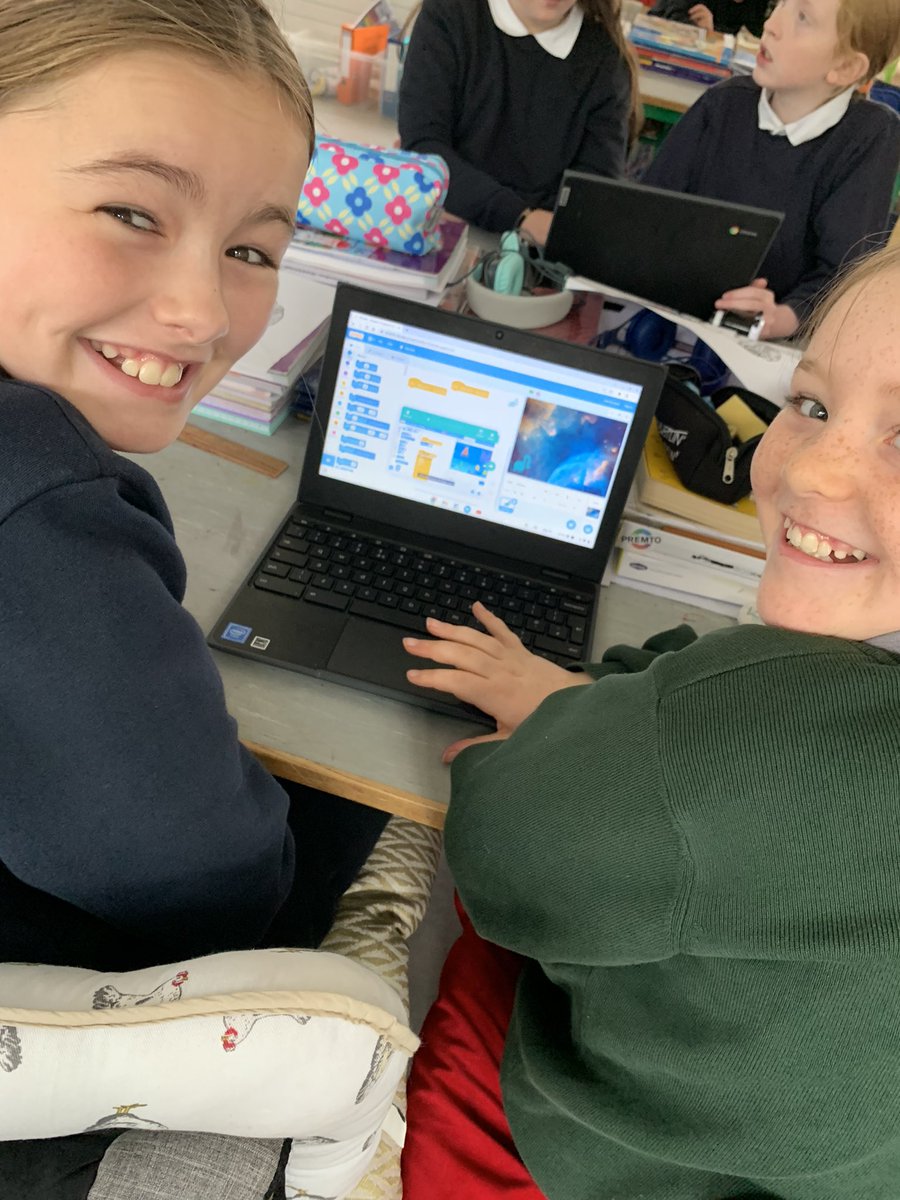 Our Junior Room have been busy coding their Beebots online while our Senior Room have created Scratch Coding games and stories. @PDSTPrimarySTEM