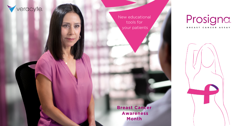 Veracyte's tweet photo. To help you inform your patients about genomic testing and how the Prosigna Breast Cancer Assay can help improve their treatment planning, Veracyte has created a dedicated webpage with several educational tools, including an informational video and brochure.