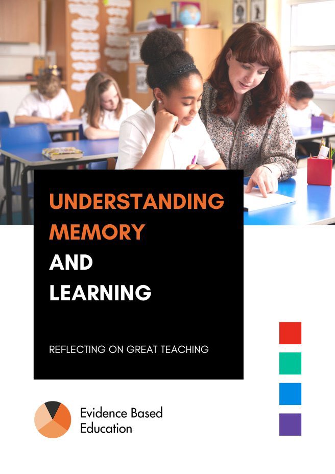 This is a great ebook focusing on understanding memory &amp; learning plus it’s FREE to download via <a href="/EvidenceInEdu/">Evidence Based Education</a> Recommended reading for you &amp; your colleagues evidence-based-education.thinkific.com/courses/resour…