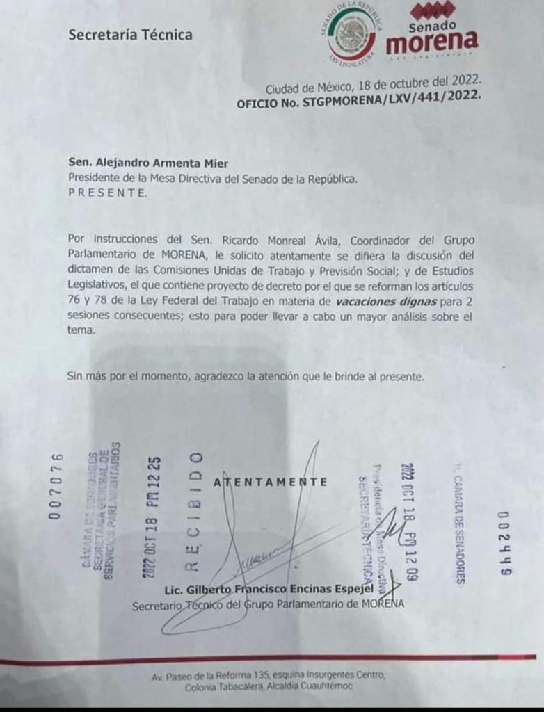 RuidoEnLaRed's tweet photo. Si le quieren echar la culpa a alguien de que no tendremos vacaciones dignas pronto, es a Ricardo Monreal.

Dice que quiere que haya mayo análisis del tema. Sí como no https://t.co/mVDKXUn2zI