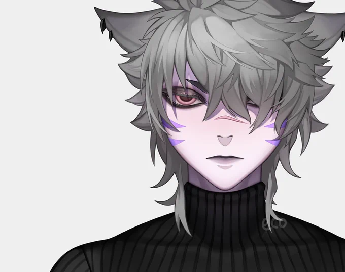 first time trying to draw a vtuber model feat. my wol 