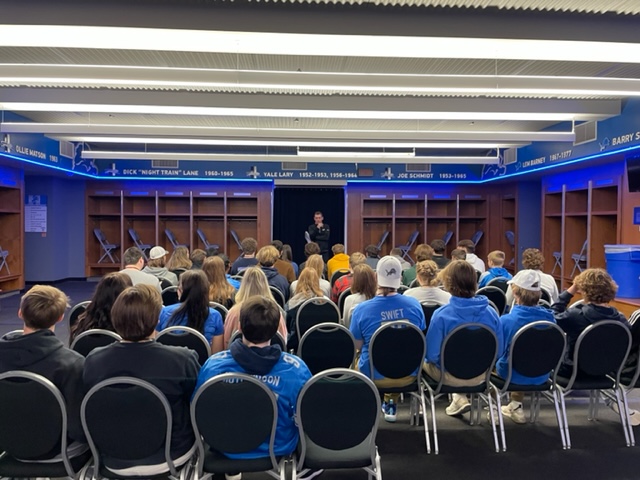 ReadySlcs's tweet image. Thank you to the Detroit Lions Business Fair team for providing a meaningful and fun educational experience for our South Lyon students today! Go Lions! Ford Field #SBF22