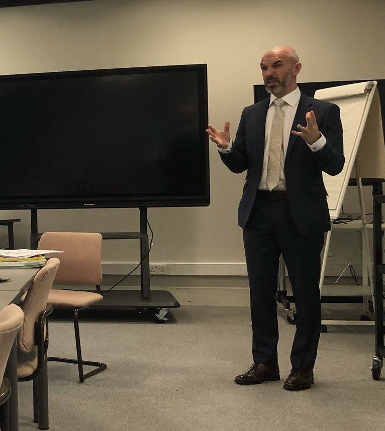 Delighted to have James McCoy ⁦⁦@TheRealMcCoyBJA⁩ share lessons for leadership for successful professional development as part of ⁦<a href="/CSSC_NI/">Controlled Schools' Support Council (CSSC)</a>⁩ Improvement Ethos:Building Capacity programme. #evidence-based school improvement