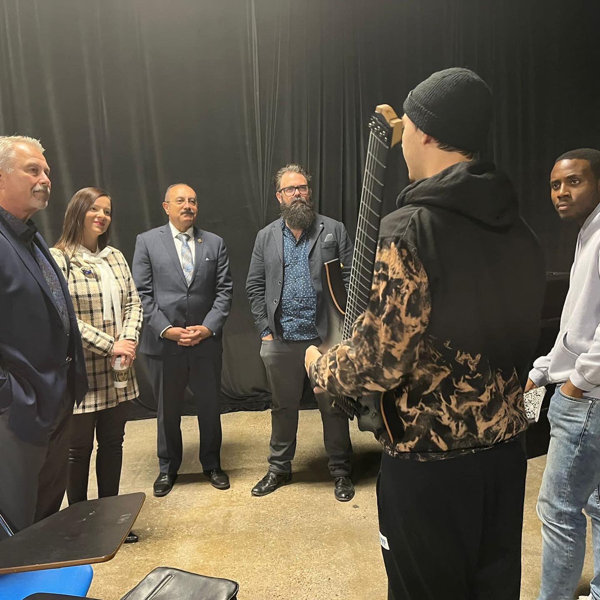 So inspiring to go on the tour of the Metalworks Institute & Metalworks Recording Studios in my riding of Mississauga Centre. The school offers a variety of creative programs including audio, live sound, entertainment, music performance & technology.
