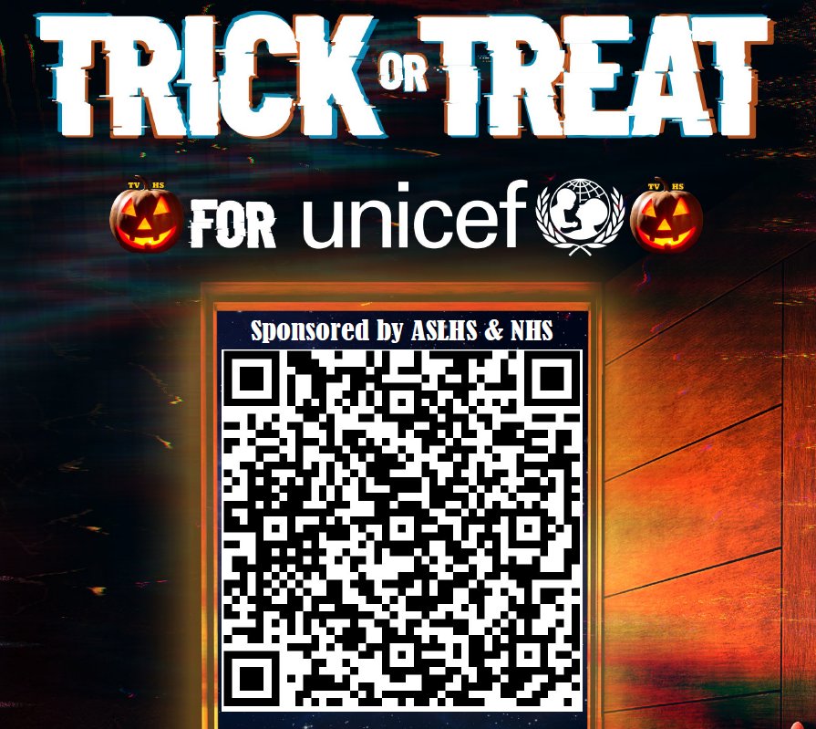 MsCollinsASL's tweet image. Help TVHS reach our goal of $1000 donated to Trick-or-Treat for @UNICEF and help kids all around the world! #trickortreatforunicef #donationssavelives #dogooddeeds unicefusa.donorsupport.co/-/NBVTLWXT?mem…