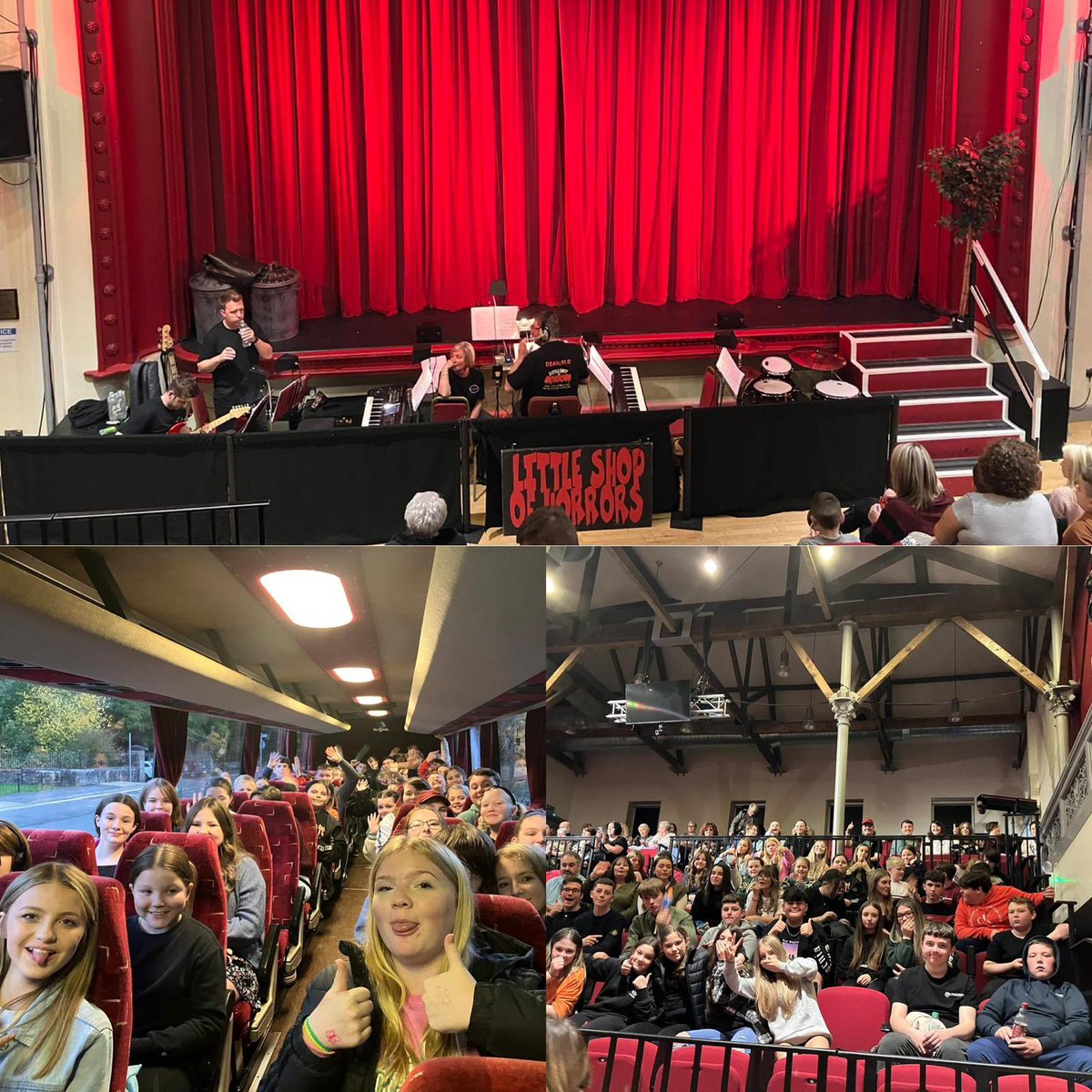 Music_YGTCS's tweet photo. Thank you for having us @MetAbertillery the pupils and staff had a fabulous time watching Little Shop of Horrors! @OutdoorsYGTCS @YGTredegarCS https://t.co/8pRQisE5eb